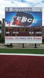 Maximize your impact for each sporting events with a Nevco  electronic sign  or  video display .