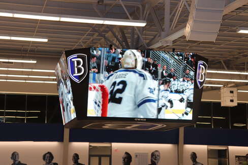 Nevco is the leader in the sporting industry: Most arenas in Quebec and the Maritimes have a  Hockey  Nevco Scoreboard.