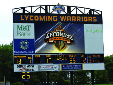 Maximize your impact for each sporting events with a Nevco  electronic sign  or  video display .