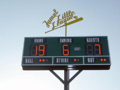 Baseball scoreboard 1550 (8'x 3')