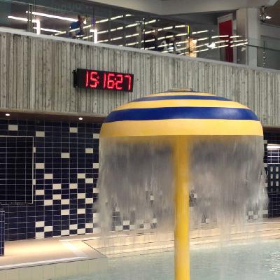 Horloge HH:MM:SS - Chiffres de 12'' - Stade Olympique, Montréal